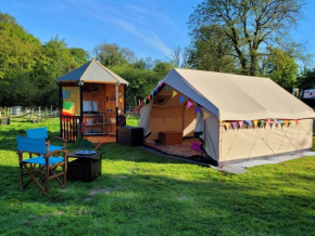 Unique Rental Tents on camping site All with private Kitchenettes & Comfy beds NO BEDDING SUPPLIED